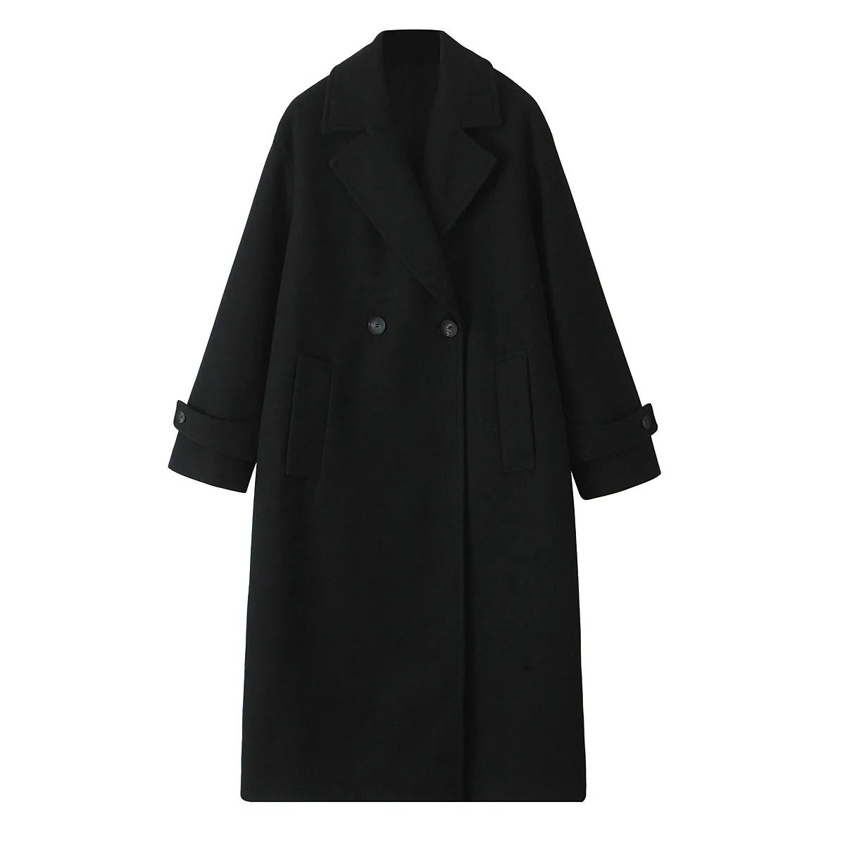 Manteau à manches longues et col ample pour femme, nouveau Style de vêtements à la mode, tricolore, luxe, automne 2024 - Ma boutique