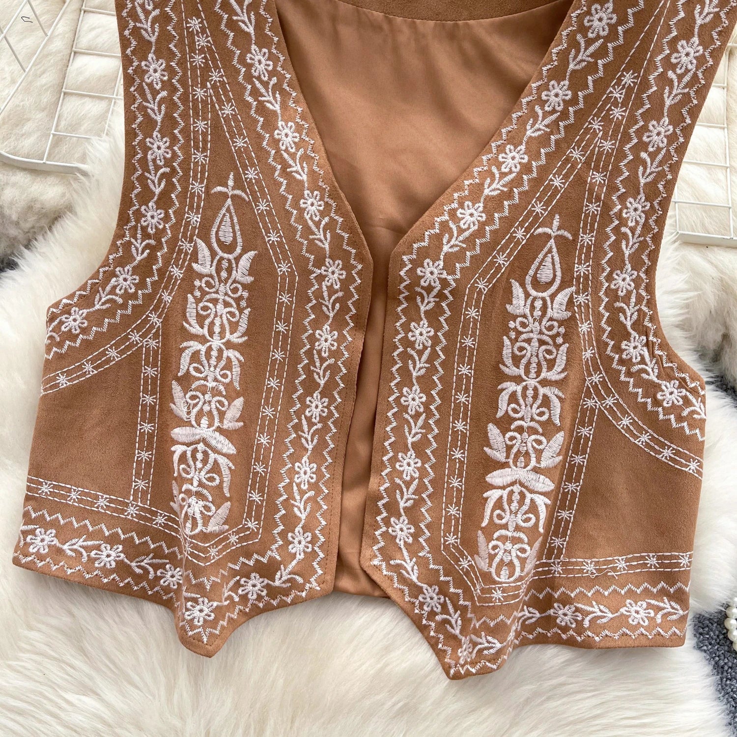 Gilet brodé coréen - Ma boutique